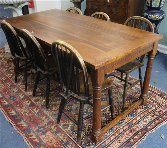 A French farmhouse table W.180cm